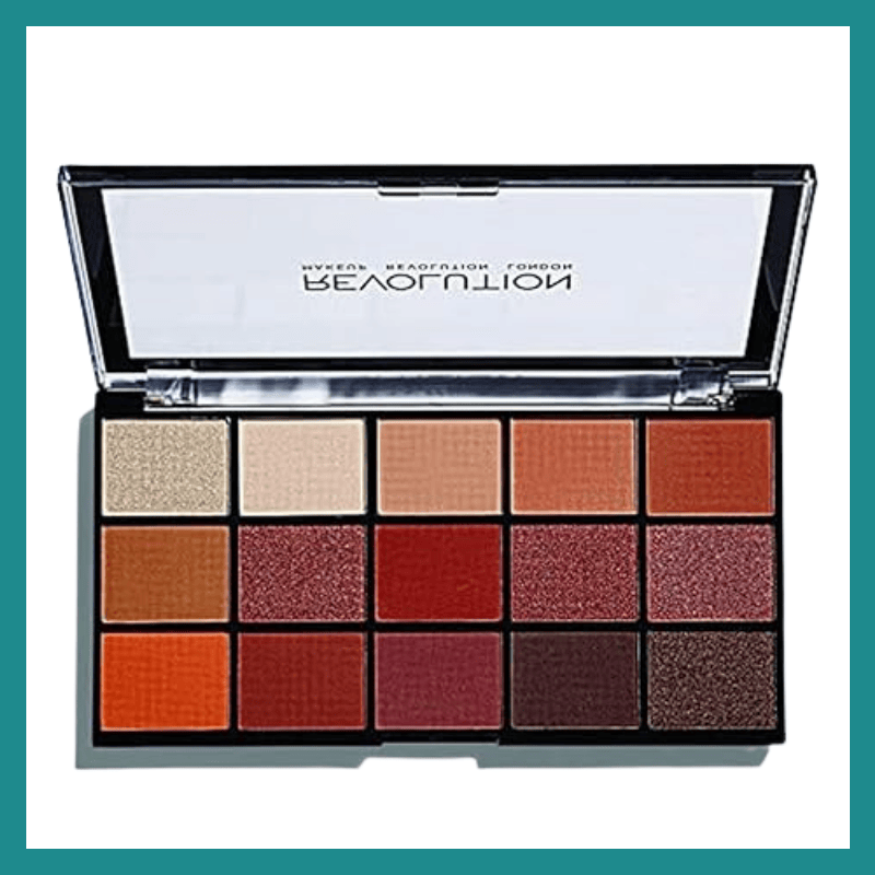 Révolution ya maquillage, Palette ya ombre à lèvres recharged, Mattes ya kokamwa, 15 ombres, 16,5g