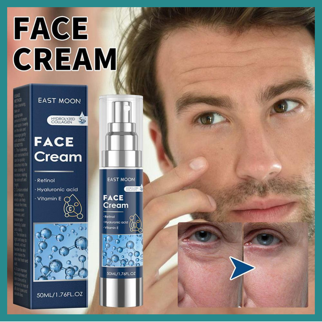 Crème Visage Homme Anti-Âge & Hydratante – Prenez soin de votre peau avec efficacité
