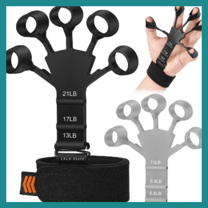 Forcer ya grip ya maboko, Bisaleli ya ba champignons, Entraîneur ya misapi ya JEFinger, Entraînement & exercice ya gym, Expanteur ya gripster, 6ème niveau