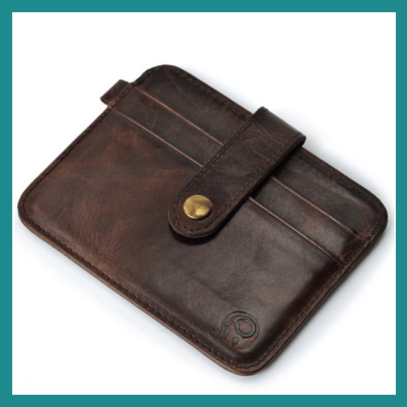 Portefeuille Mince en Cuir Véritable pour Homme – L’élégance compacte pour vos cartes, billets et essentiels du quotidien