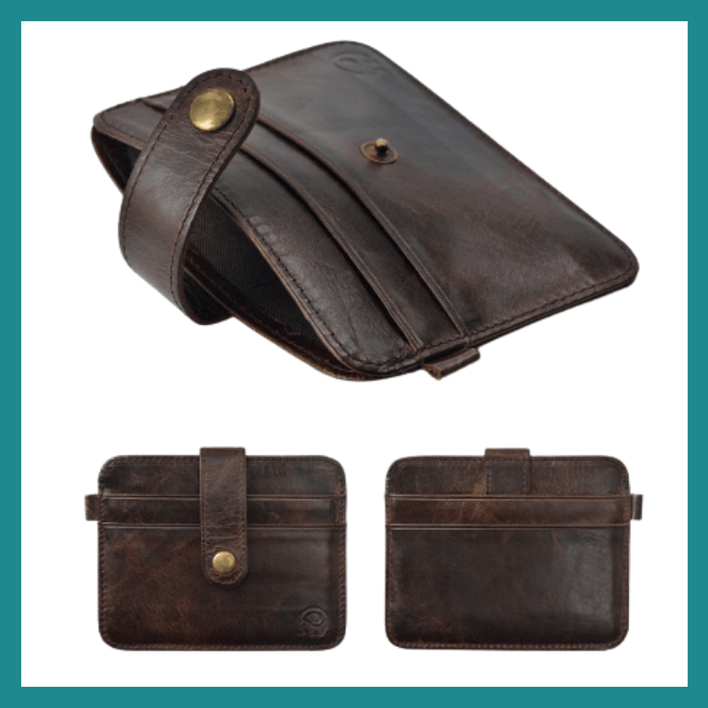 Portefeuille Mince en Cuir Véritable pour Homme – L’élégance compacte pour vos cartes, billets et essentiels du quotidien