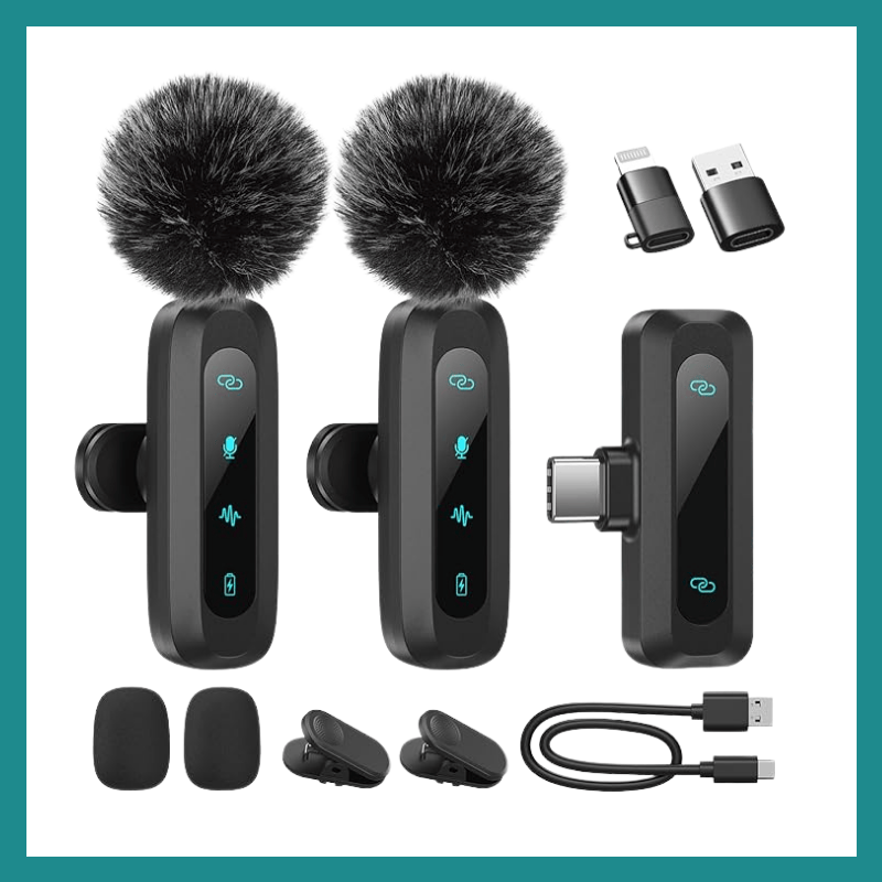 Microphone Sans Fil - Le son professionnel à portée de main pour iPhone, iPad et Android
