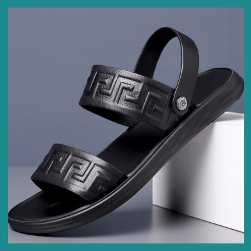 WAERTA-Sandale ya plage ya cuir ya mibali été occasionnel chaussures confortables glissantes