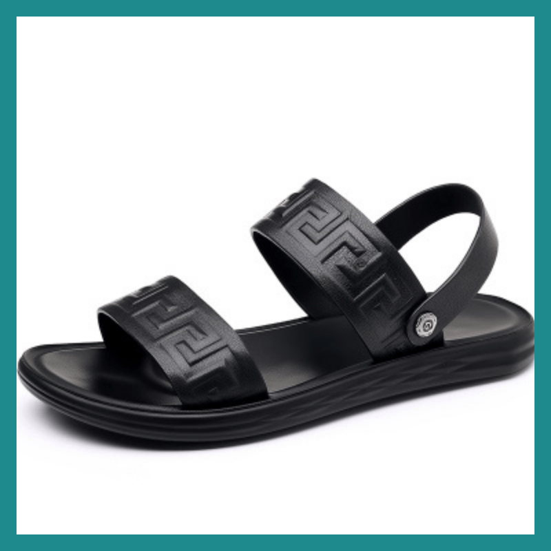 WAERTA-Sandale ya plage ya cuir ya mibali été occasionnel chaussures confortables glissantes