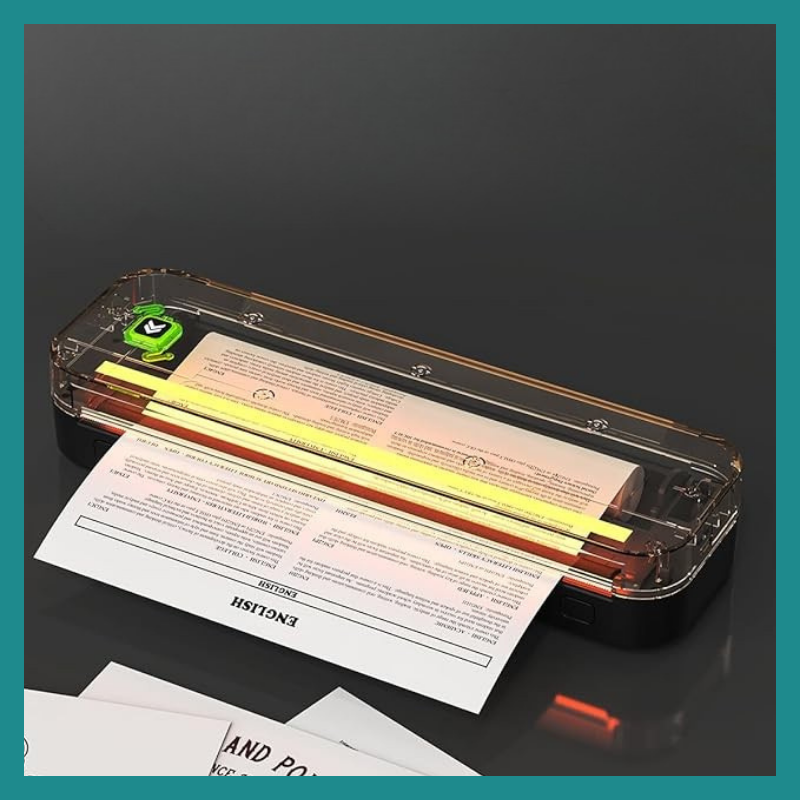 Mini Imprimante Thermique Bluetooth Portable A4 – L’impression mobile sans encre pour le bureau et la maison