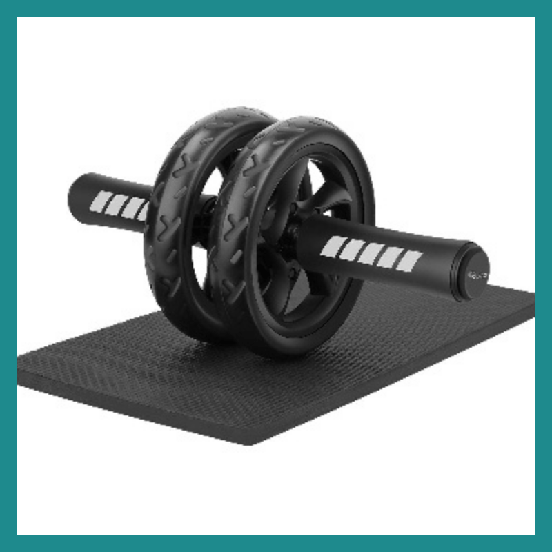 Rouleau Abdominal Double Roue – L’entraînement silencieux et efficace pour des abdominaux sculptés