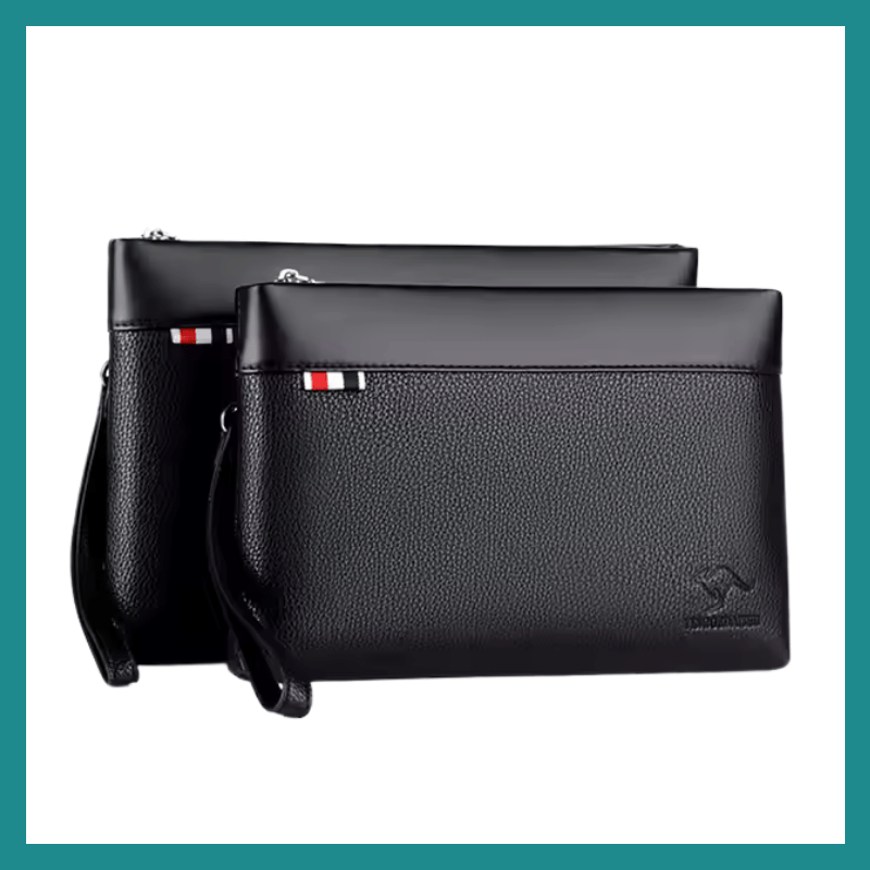 Pochette en Cuir de Grande Capacité pour Homme – Le luxe pratique pour votre téléphone et vos essentiels