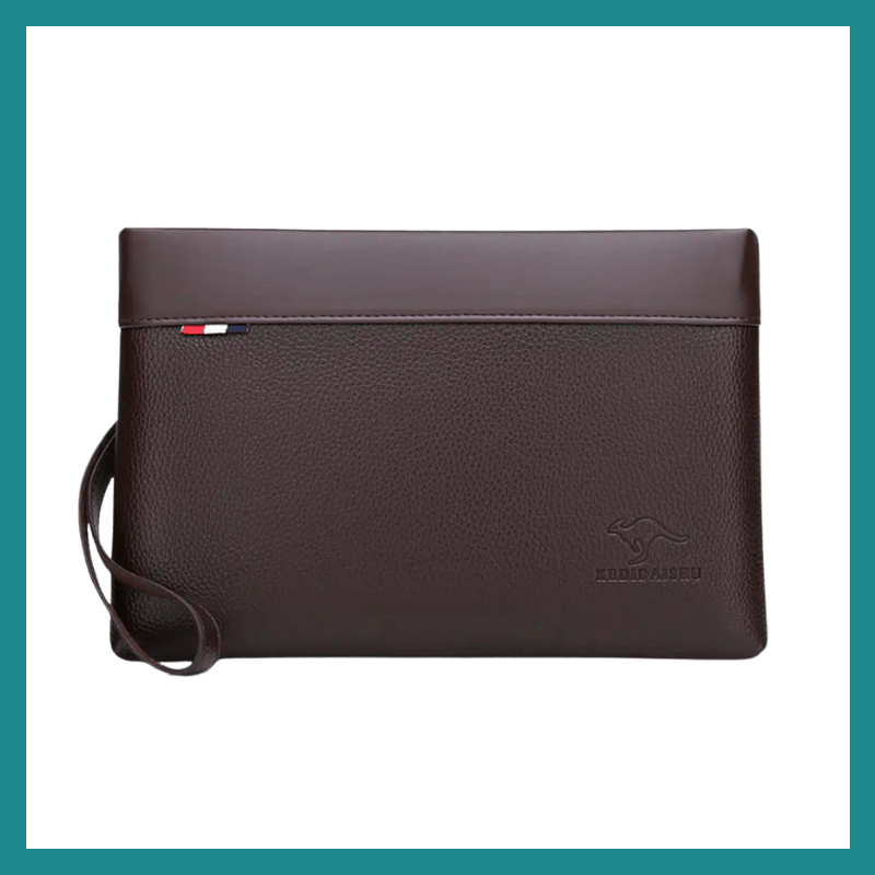 Pochette en Cuir de Grande Capacité pour Homme – Le luxe pratique pour votre téléphone et vos essentiels