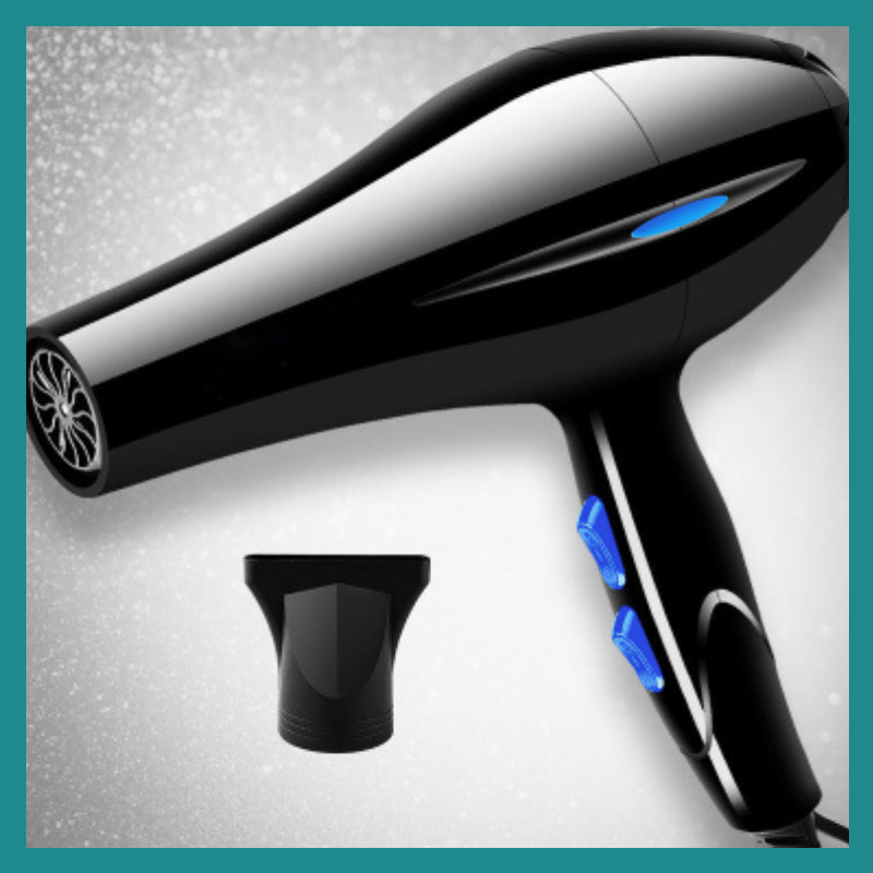 Seche-cheveux ionique professionnel, Chauffage rapide, Chaud et froid, Ajustement, Souffle ya mopepe, Collection ya mopepe, Injuste, 2200W