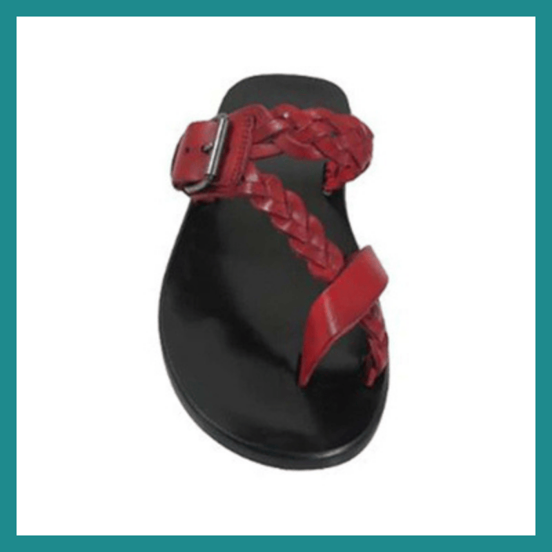 Sandale plats ya cuir tissé ya mibali na basi, sandale romaine, noir, marron, rétro, plage, occasionnel, Parker ouvert, sapato ya été ya basi, taille munene