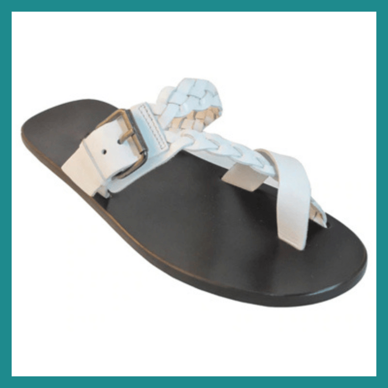 Sandale plats ya cuir tissé ya mibali na basi, sandale romaine, noir, marron, rétro, plage, occasionnel, Parker ouvert, sapato ya été ya basi, taille munene