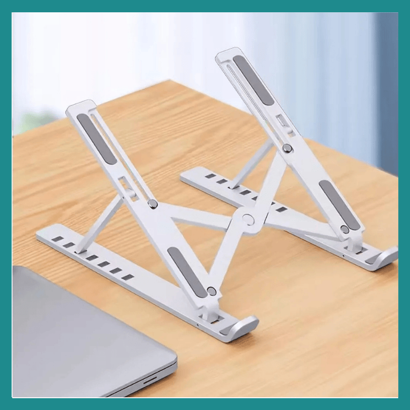 Stand ya ordinateur portable réglable universel, Base ya refroidissement pliable non-Ald, porte-porteur mpo na ordinateur portable, Macbook, Tablette, téléphone