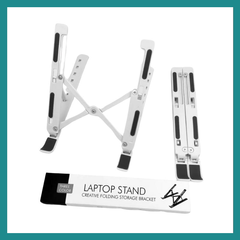 Stand ya ordinateur portable réglable universel, Base ya refroidissement pliable non-Ald, porte-porteur mpo na ordinateur portable, Macbook, Tablette, téléphone