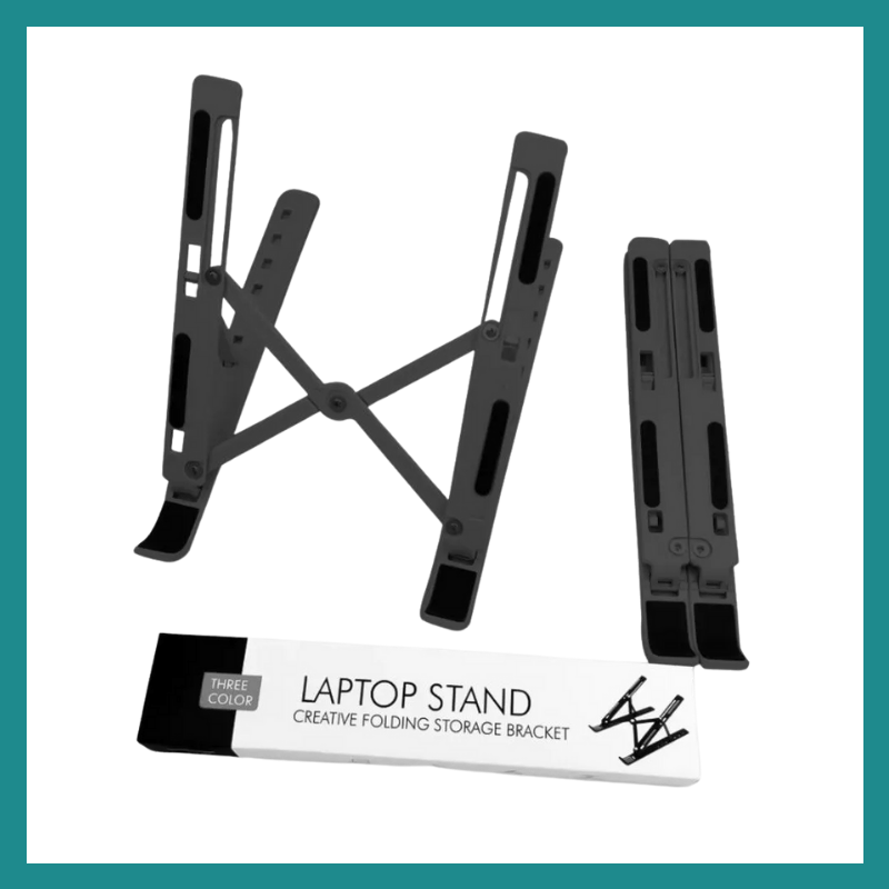 Stand ya ordinateur portable réglable universel, Base ya refroidissement pliable non-Ald, porte-porteur mpo na ordinateur portable, Macbook, Tablette, téléphone