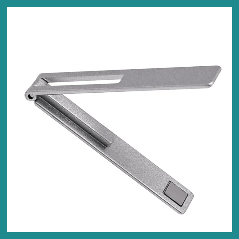 Pliable Porte-phone Cellulaire Ultra Mince Magnétique Métal Alliage Stand Bureau Porte-phone Cellulaire Universel Kickstand Telephone Stand