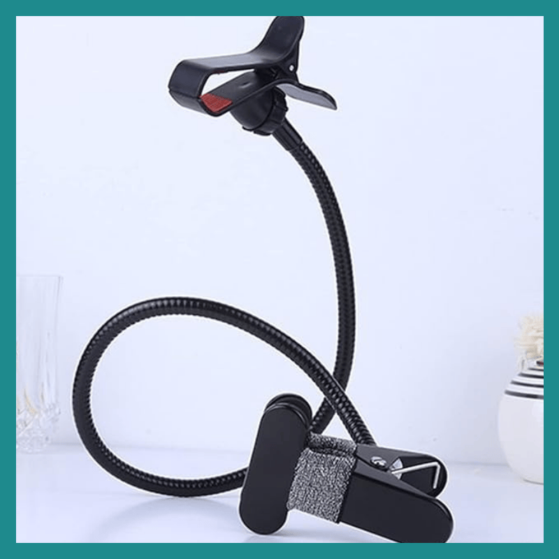 Paresseux Bedside Bureau Clip Porte-telefone Flexible Long Arm Telephone Mobile Stand mpo na Smartphone A1B9