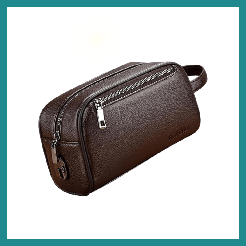 Sac à Main en Cuir de Vachette pour Homme – L’alliance du style robuste et de la sécurité antivol
