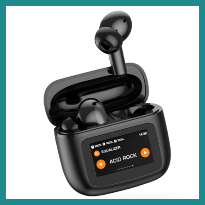 Beatfade-TWS S20 PRO Écran tactile ANC Ba écouteurs sans fil, écouteurs Bluetooth 5.3 oyo ezo annuler makelele, Soutien ya vie ya pile ya molayi ya HiFi 