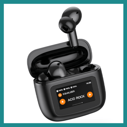 Beatfade-TWS S20 PRO Écran tactile ANC Ba écouteurs sans fil, écouteurs Bluetooth 5.3 oyo ezo annuler makelele, Soutien ya vie ya pile ya molayi ya HiFi 