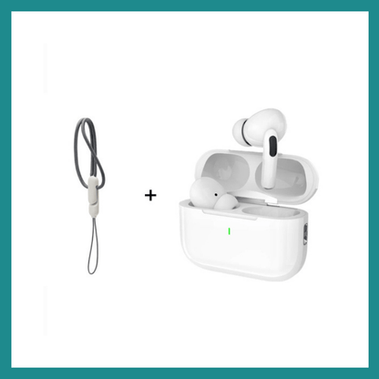 Air Pro Vrai sans fil Bluetooth écouteurs écouteurs HiFi Son Basse latence bruit annuler écouteurs pona iPhone Android Nouveau 2024 