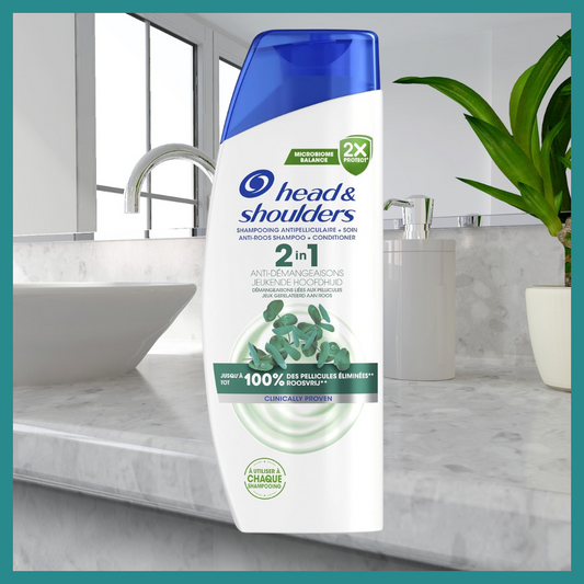 Head & Shoulders Anti-Démangeaisons 2 en 1 –  Un Allié Efficace Et Rafraîchissant Pour Un Cuir Chevelu Sain Et Des Cheveux Pleins De Vitalité.