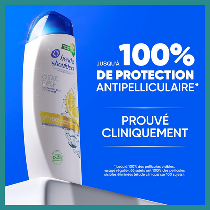 Head & Shoulders Citrus Fresh – Un soin Quotidien Qui Purifie Les Cheveux Gras Tout En Eliminant Efficacement Les Pellicules