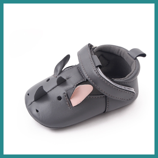 Chaussures Souples Bébé Mocassins à Motifs d’Animaux  – Des Chaussures Ludiques et Pratiques, Idéales Pour Apprendre à Marcher en Douceur
