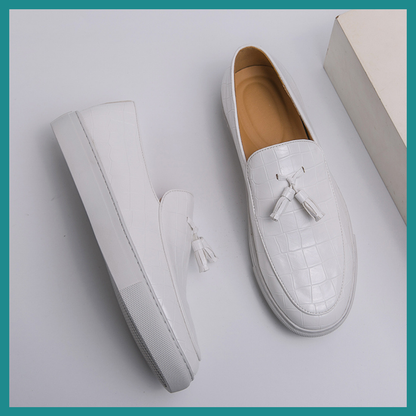 Mocassins pour Hommes en Cuir – Élégance Décontractée et Confort Estival