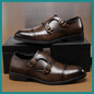 Chaussures Basses en Cuir pour Hommes – Élégance à Double Boucle
