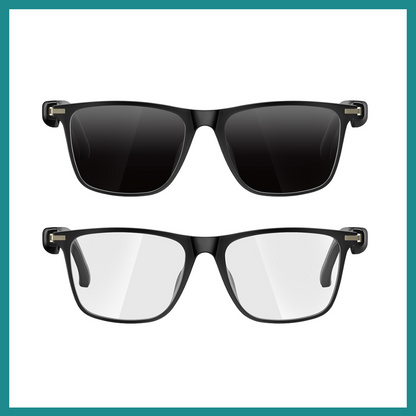 Lunettes Intelligentes avec Traducteur AI et Écouteurs Bluetooth Intégrés - La fusion ultime entre style, technologie et liberté en mouvement