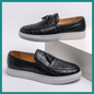Mocassins pour Hommes en Cuir – Élégance Décontractée et Confort Estival