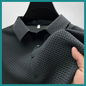 Chemise décontracté à manches courtes pour hommes et respirant, idéal pour un style d’affaires décontracté