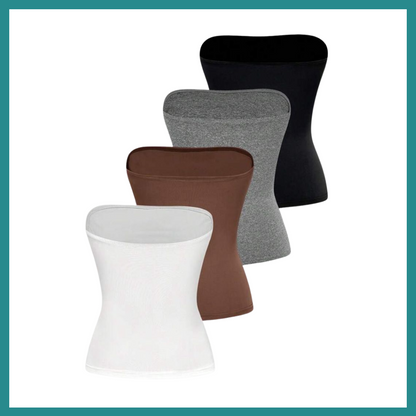 Lot de 4 Bandeaux Tops – Un basique incontournable pour un look simple, Minimalistes & Polyvalents