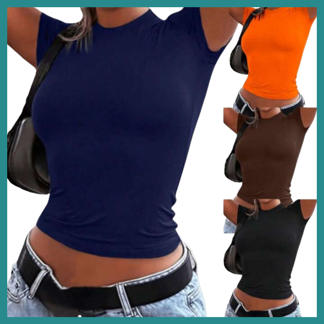 Lot de 4 T-Shirts à Manches Courtes – Polyvalents & Décontractés