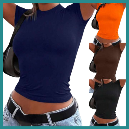 Lot de 4 T-Shirts à Manches Courtes – Polyvalents & Décontractés