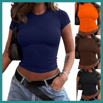 Lot de 4 T-Shirts à Manches Courtes – Polyvalents & Décontractés