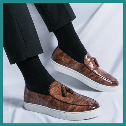 Mocassins pour Hommes en Cuir – Élégance Décontractée et Confort Estival