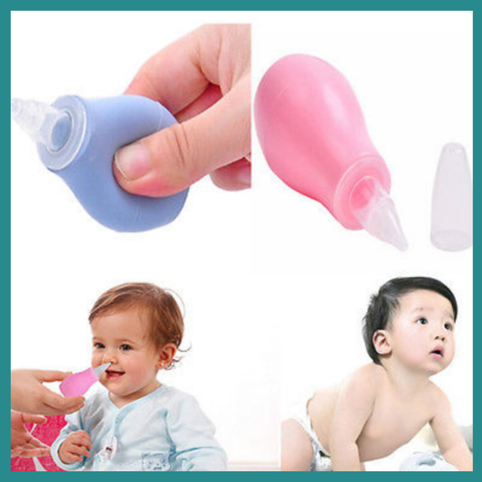 Aspirateur Nasal en Silicone pour Bébé  – Pour Un Nettoyage Doux et Sécurisé du Nez