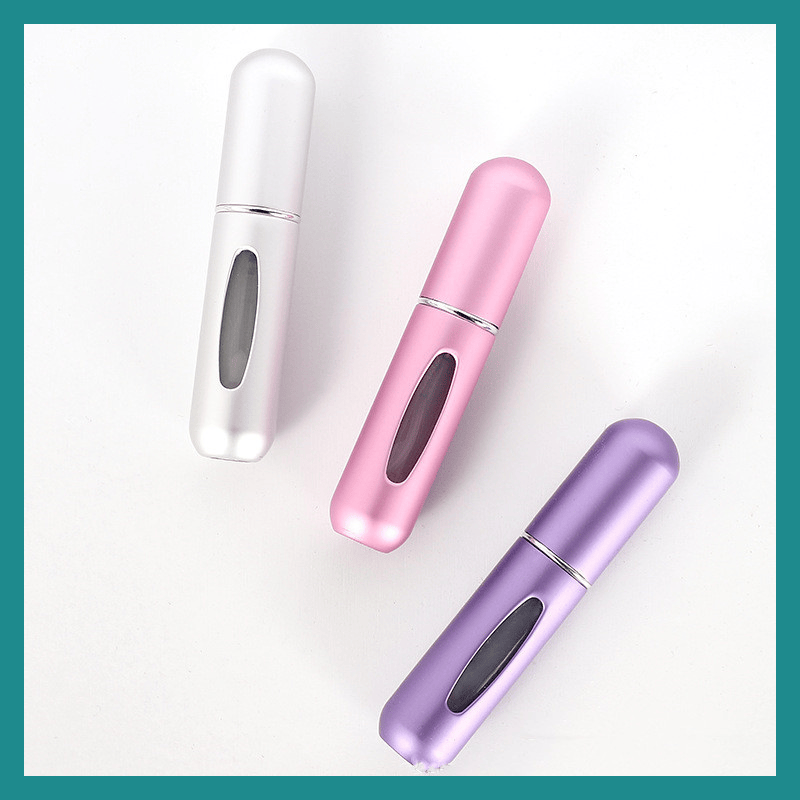 Mini Molangi ya pulvérisation Rechargeable 5ml &amp; 10ml - Molangi ya voyage compact pona ba parfums &amp; liquides. 