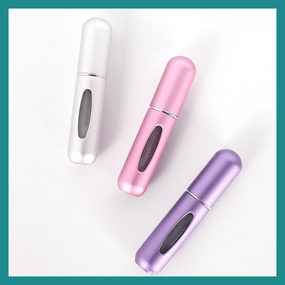 Mini Molangi ya pulvérisation Rechargeable 5ml &amp; 10ml - Molangi ya voyage compact pona ba parfums &amp; liquides. 