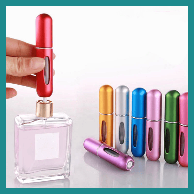 Mini Molangi ya pulvérisation Rechargeable 5ml &amp; 10ml - Molangi ya voyage compact pona ba parfums &amp; liquides. 