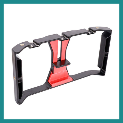 Plate‑Forme Vidéo pour Smartphone à Double Poignée – Pour des vidéos stables et pro