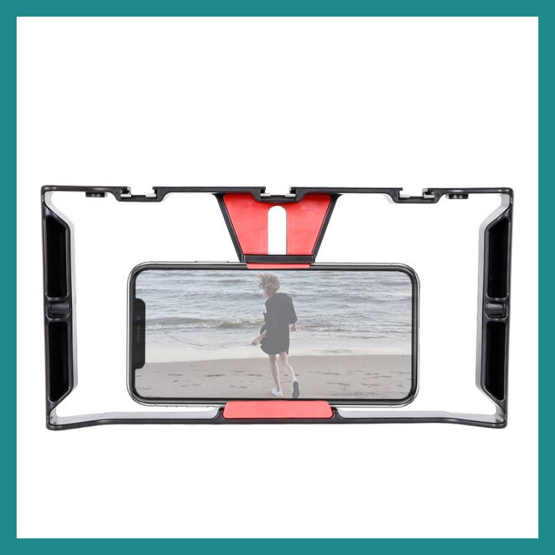 Plate‑Forme Vidéo pour Smartphone à Double Poignée – Pour des vidéos stables et pro