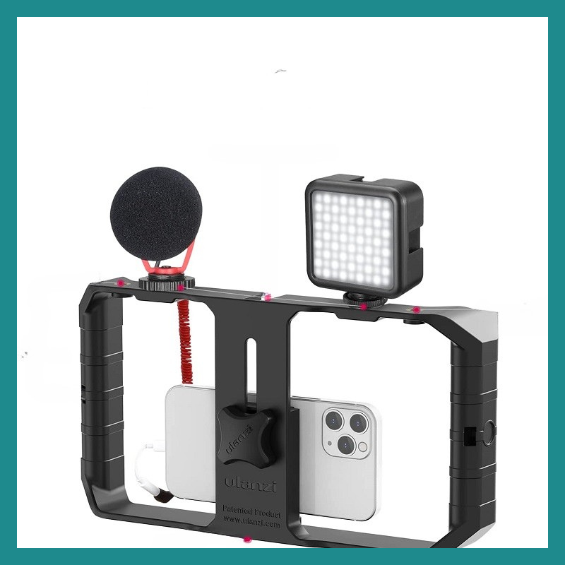 Plate‑Forme Vidéo pour Smartphone à Double Poignée – Pour des vidéos stables et pro