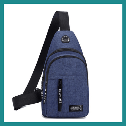Sac Bandoulière Homme USB - Le compagnon high-tech qui allie style et praticité