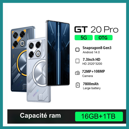 Infinix GT20 Pro Double Carte SIM – Un smartphone puissant et endurant, conçu pour les utilisateurs exigeants du monde entier.