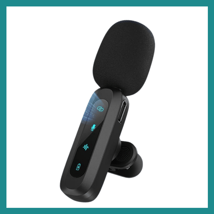 Microphone Lavalier sans fil mpo na iPhone, iPad, Téléphone Android