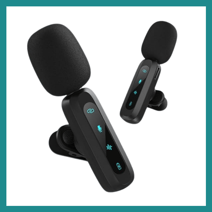 Microphone Lavalier sans fil mpo na iPhone, iPad, Téléphone Android