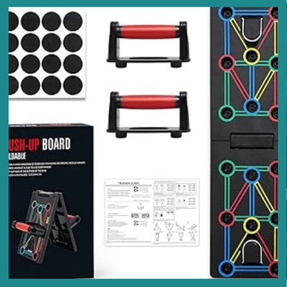 Planche de Pompes 12‑en‑1 - L’entraînement ultime pour sculpter vos muscles à la maison