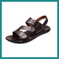 Sandales d'Été pour Homme en Cuir PU – Simples, Confortables et Prêtes pour la Saison